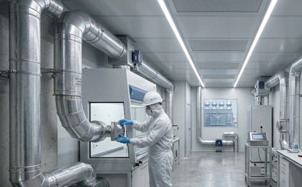 Ventilación para laboratorios y espacios técnicos